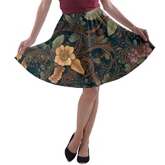 A-line Skater Skirt 