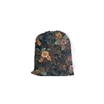 Floral Seamless Pattern Decorative Drawstring Pouch (XS)