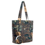 Floral Seamless Pattern Decorative Everyday Shoulder Bag with Pouch Bag