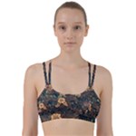 Floral Seamless Pattern Decorative Line Them Up Sports Bra