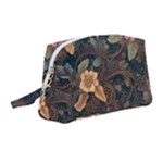 Floral Seamless Pattern Decorative Wristlet Pouch Bag (Medium)