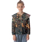 Floral Seamless Pattern Decorative Kids  Peter Pan Collar Blouse