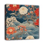 Seamless Pattern Chinoiserie Flowers Mini Canvas 8  x 8  (Stretched)