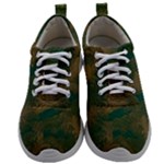 Seamless Pattern Pattern Leaves Mens Athletic Shoes