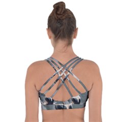 Cross String Back Sports Bra 