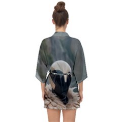 Half Sleeve Chiffon Kimono 