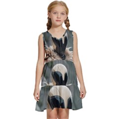 Kids  Sleeveless Tiered Mini Dress 