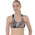 Digital Rebel 6 Criss Cross Racerback Sports Bra