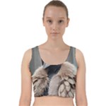 Digital Rebel 6 Velvet Racer Back Crop Top