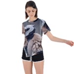 Digital Rebel 6 Asymmetrical Short Sleeve Sports T-Shirt