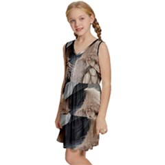 Kids  Sleeveless Tiered Mini Dress 