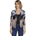 Digital Rebel 6 Women s Casual 3/4 Sleeve Spring Jacket