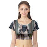 Digital Rebel (11) Short Sleeve Crop Top