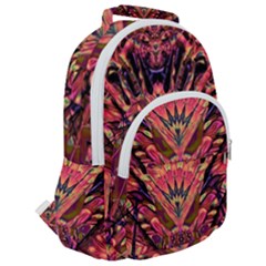 Rounded Multi Pocket Backpack 