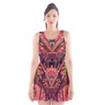 Trippy Garland Scoop Neck Skater Dress