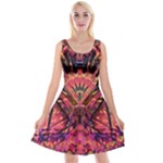 Trippy Garland Reversible Velvet Sleeveless Dress