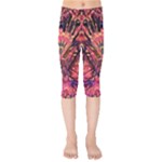 Trippy Garland Kids  Capri Leggings 