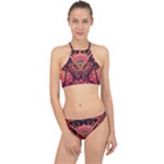 Trippy Garland Halter Bikini Set