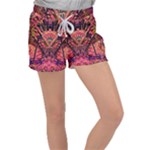 Trippy Garland Women s Velour Lounge Shorts