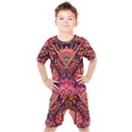 Trippy Garland Kids  T-Shirt and Shorts Set