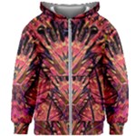 Trippy Garland Kids  Zipper Hoodie Without Drawstring