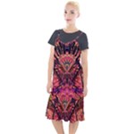 Trippy Garland Camis Fishtail Dress