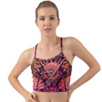 Trippy Garland Mini Tank Bikini Top