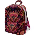 Trippy Garland Zip Up Backpack