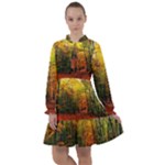 Forest Woods Autumn Nature All Frills Dress