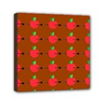 Apple Arrow Pattern Design Drawing Mini Canvas 6  x 6  (Stretched)