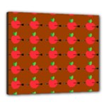 Apple Arrow Pattern Design Drawing Canvas 24  x 20  (Stretched)