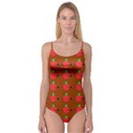 Apple Arrow Pattern Design Drawing Camisole Leotard 