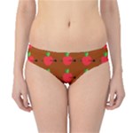 Apple Arrow Pattern Design Drawing Hipster Bikini Bottoms