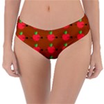 Apple Arrow Pattern Design Drawing Reversible Classic Bikini Bottoms