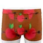 Apple Arrow Pattern Design Drawing Men s Boxer Briefs