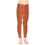 Apple Arrow Pattern Design Drawing Kids  Leggings