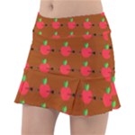 Apple Arrow Pattern Design Drawing Classic Tennis Skirt