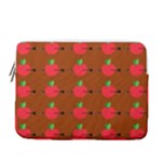 Apple Arrow Pattern Design Drawing 13  Vertical Laptop Sleeve Case With Pocket