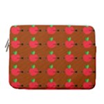 Apple Arrow Pattern Design Drawing 14  Vertical Laptop Sleeve Case With Pocket