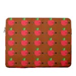 Apple Arrow Pattern Design Drawing 15  Vertical Laptop Sleeve Case With Pocket