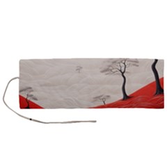 Trees Forest Path Roll Up Canvas Pencil Holder (M) from ArtsNow.com