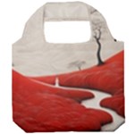 Trees Forest Path Foldable Grocery Recycle Bag