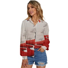 Women s Long Sleeve Button Up Shirt 