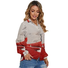 Women s Long Sleeve Button Up Shirt 