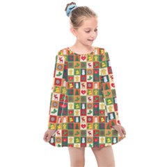 Kids  Long Sleeve Dress 