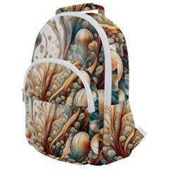 Rounded Multi Pocket Backpack 