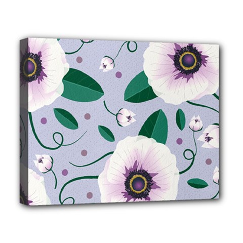 Flowers Petals Blossom Flora Deluxe Canvas 20  x 16  (Stretched) from ArtsNow.com