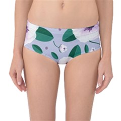 Mid-Waist Bikini Bottoms 