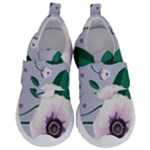 Flowers Petals Blossom Flora Kids  Velcro No Lace Shoes