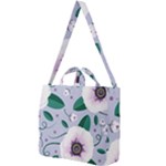 Flowers Petals Blossom Flora Square Shoulder Tote Bag